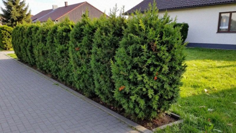 Kiedy sąsiad może żądać przycięcia tui?
