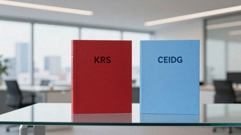 Czym różni się KRS od CEIDG?