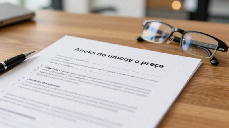 Jak wygląda aneks przedłużający umowę o pracę?