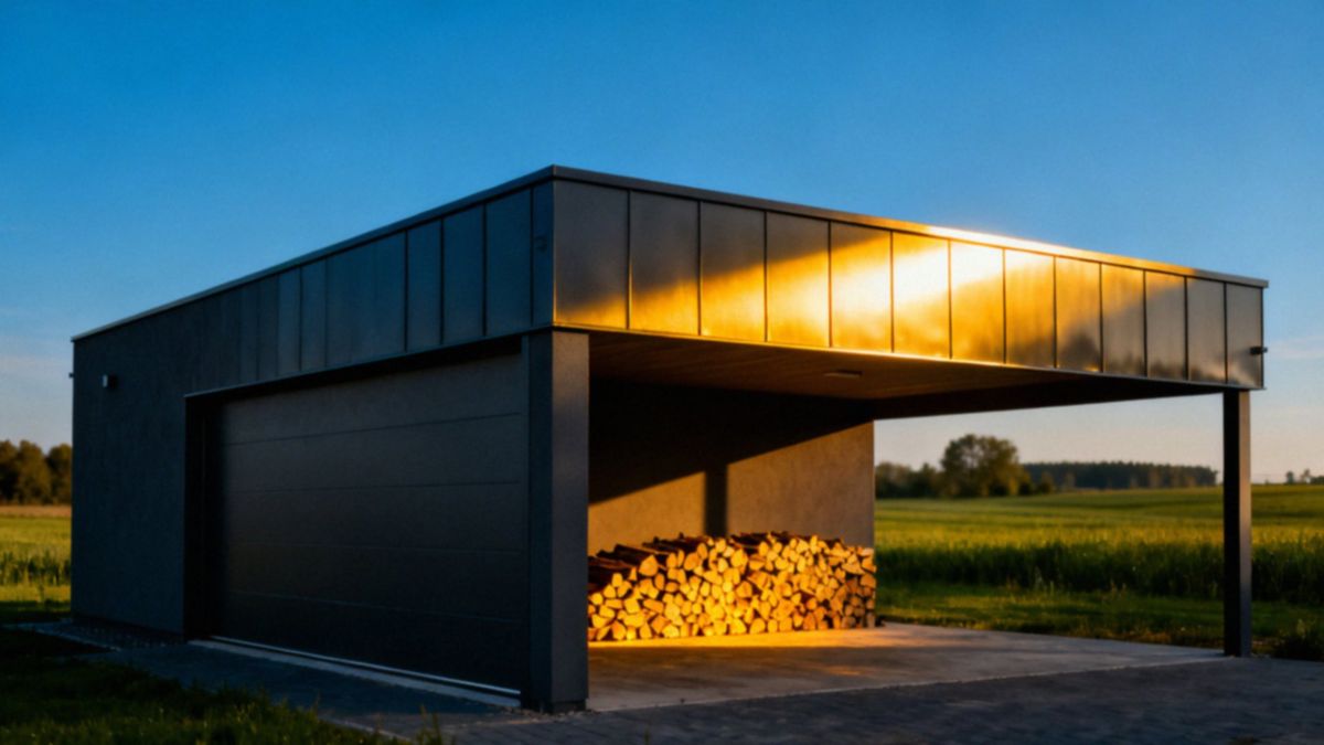 Garaż 35 m2 z wiatą — funkcjonalność, koszt i projektowanie