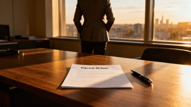 Polecenie służbowe — co to jest i jak wygląda przykład?