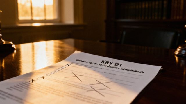 Wniosek o wpis do rejestru dłużników niewypłacalnych — co warto wiedzieć?